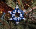 Vánoční hvězda z voskových perlí, modrá